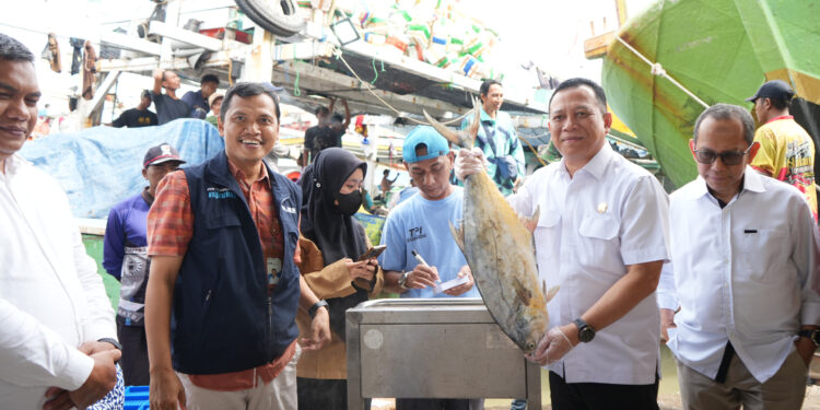 KKP Cek Ketersediaan Ikan di PP Karangsong Hadapi Lebaran 2025