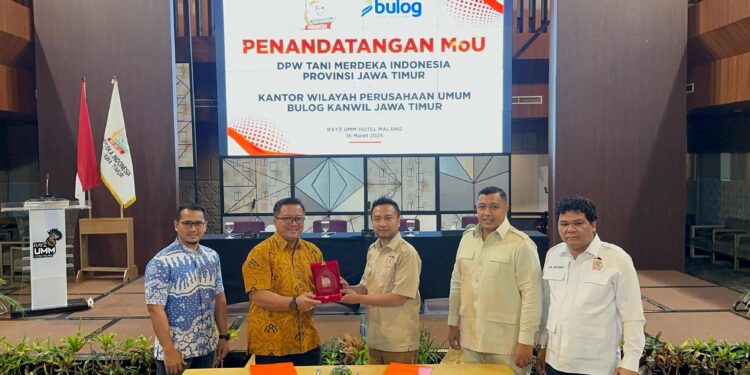 Pastikan Hasil Panen Terserap Maksimal, Tani Merdeka Gandeng Bulog Jatim Wujudkan Kesejahteraan Petani