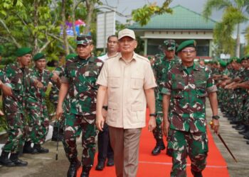 Tinjau Rindam Tanjungpura, Menhan Dorong Peningkatan Fasilitas Pendidikan