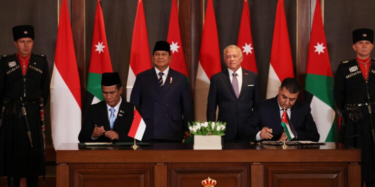 Mentan Amran Tandatangani Kesepakatan Kerja Sama Pertanian Dengan Yordania, Disaksikan Presiden Prabowo dan Raja Abdullah II