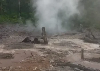 BNPB: 15 Titik Semburan Lumpur Panas Muncul di Kabupaten Mandailing Natal