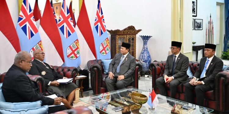 Prabowo dan PM Fiji Sepakati Kerja Sama Bidang Pertahanan hingga Pendidikan