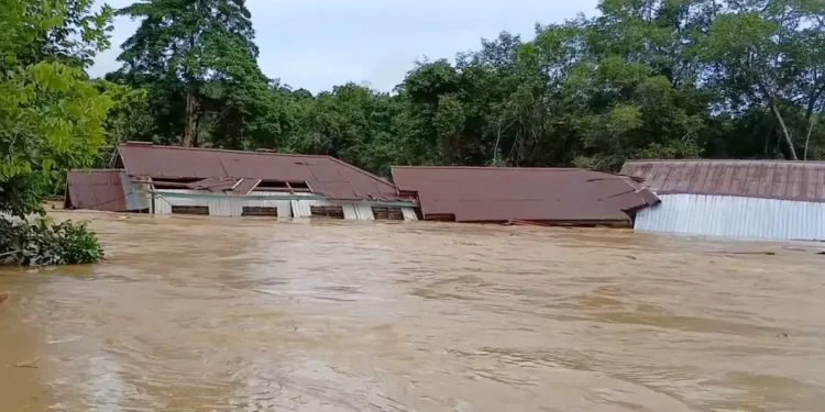 Banjir Landa Kabupaten Berau, 640 Jiwa Terdampak