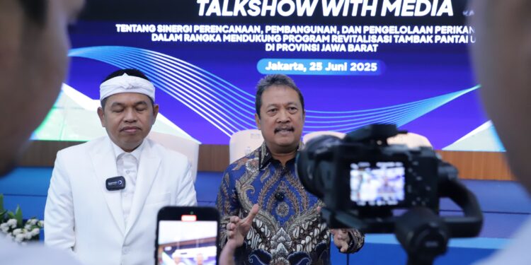 Menteri KP, KDM Sinergi Laksanakan Revitalisasi 20.413,25 Hektare Tambak di Jabar