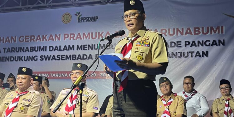 Kementan Tanamkan Semangat Swasembada Pangan Lewat Pramuka