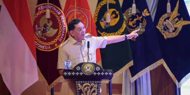Kuliah Umum di Lemhannas, Menhan: Pertahanan Negara Tanggung Jawab Seluruh Warga Negara