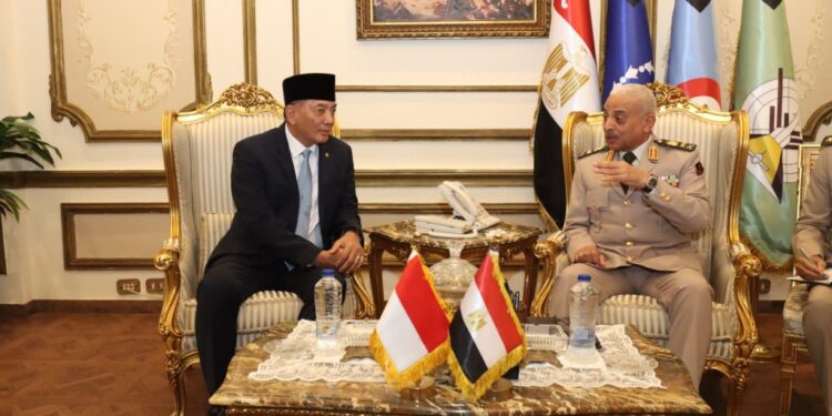 Bertemu Menhan Mesir, Sjafrie Sjamsoeddin Bahas Penguatan Kerja Sama Pertahanan