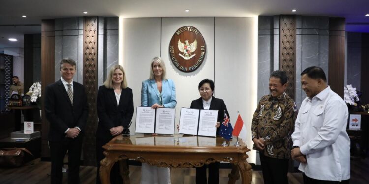 Indonesia – Australia Sepakati Joint Statement Perkuat Kerja Sama Jaminan Mutu Ikan