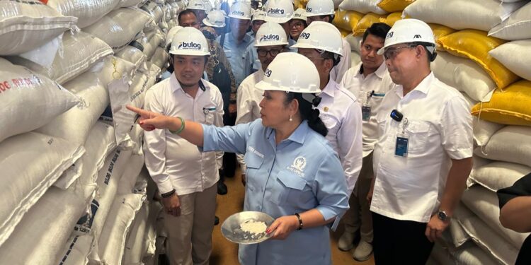 Komisi IV DPR RI Tinjau Stok Beras di Gudang Bulog Panaikang: Stok Aman, Harga Beras Diyakini Segera Normal