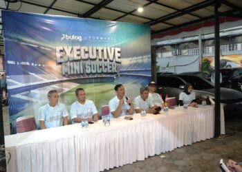 Bulog Gelar Media Gathering dan Friendly Match Executive Mini Soccer Bersama Rekan Media