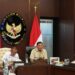 Menko Polkam Ad Interim Sjafrie Sjamsoeddin Gelar Rapat Perdana, Ini yang Dibahas