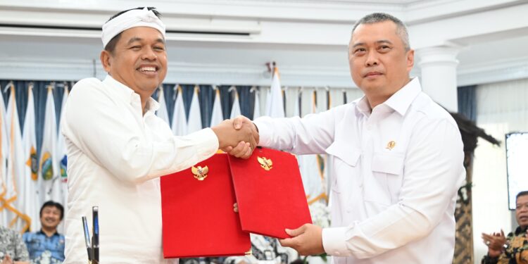 Menhub dan Gubernur Dedi Kerja Sama Pengembangan Transportasi di Jawa Barat