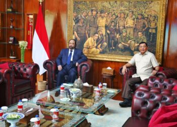 Menhan Sjafrie Bertemu Surya Paloh: Beri Penguatan dan Vitamin