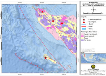 Gempa 6,3 Magnitudo Guncang Sinabang Aceh, Tak Berpotensi Tsunami