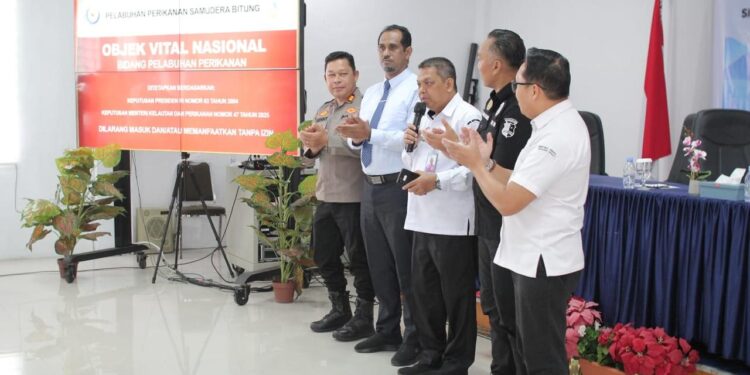 Jadi Obvitnas, PPS Bitung Perkuat Pengamanan Kawasan Pelabuhan Perikanan