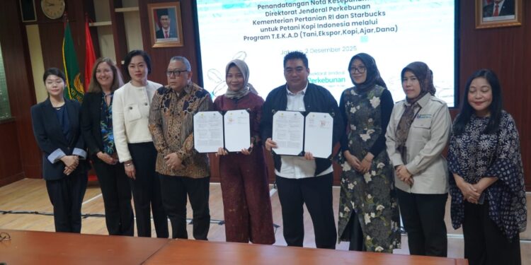 Dari Kebun ke Gelas, Kementan dan Starbucks Wujudkan Kopi Berkelanjutan untuk Indonesia