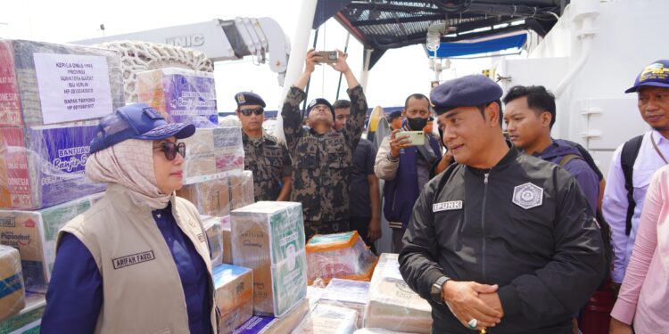 KKP Kirim 159 ton Bantuan ke Lokasi Bencana Sumatra