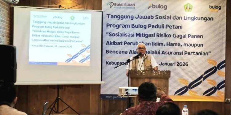 Bulog Gelar Sosialisasi Asuransi Pertanian Bagi Petani Di Kabupaten Tabanan