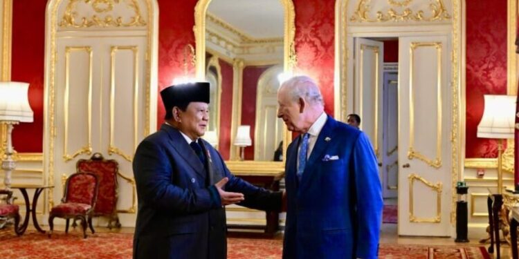 Bertemu Raja Inggris Charles III, Prabowo Bahas Konservasi Gajah