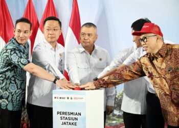 Resmikan Stasiun Jatake, Menhub Untuk Perkuat Mobilitas Kawasan Perkotaan