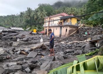 Kemensos Kirim Bantuan Logistik untuk Korban Banjir Bandang di Sitaro Sulawesi Utara