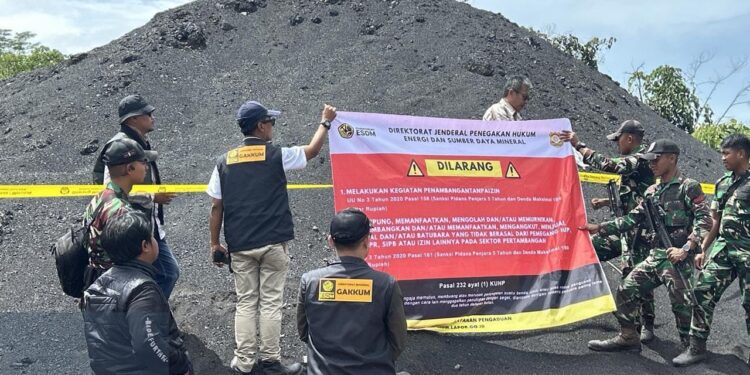 ESDM Amankan 70.000 Ton Batubara Ilegal di Kalimantan Timur