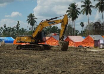 Kementerian PU Bangun 60 Unit Huntara Modular di Langkahan Aceh Utara