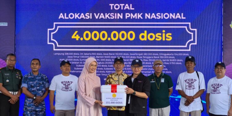 Kementan Gelar Akselerasi Vaksinasi PMK, Distribusikan 151 Ribu Dosis Vaksin