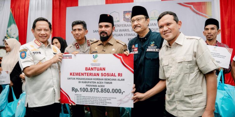 Pemerintah Salurkan Bantuan Rp100 Miliar Untuk Korban Bencana Aceh Timur