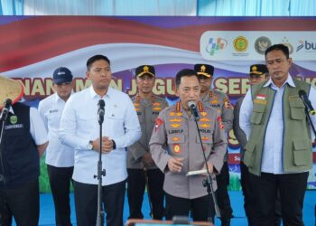 Bulog Dukung Penanaman Jagung Nasional Bersama Kapolri dan Wamentan di Sumatera Selatan