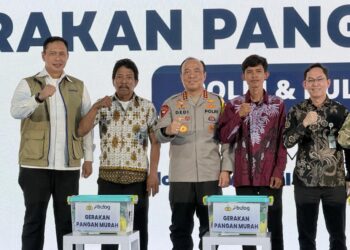 Bulog Dan Polri Luncurkan Gerakan Pangan Murah Menjelang Lebaran Idulfitri
