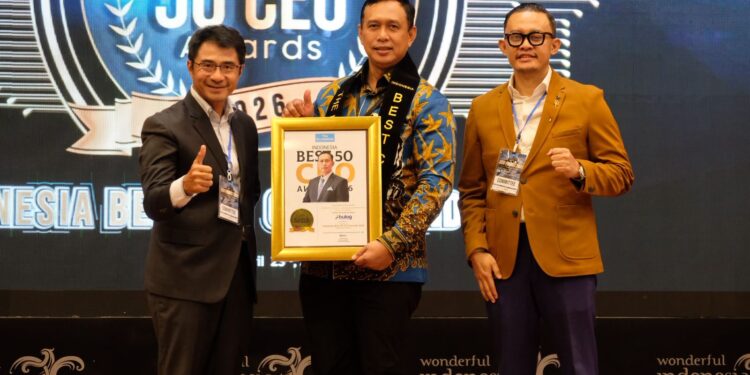 Dirut Bulog Raih “Indonesia Best 50 CEO Awards 2026”, Perkuat Capaian Rekor Stok Beras 5 Juta Ton