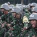 Tinjau Latsarmil Komcad ASN di Brigif 1 Marinir, Menhan Tekankan Bela Negara