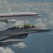 HUT TNI AU, Pesawat Kepresidenan Prabowo Dikawal Empat F-16 dan Dua T50 Golden Eagle