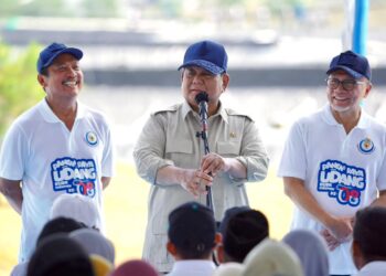 Presiden Prabowo Panen Raya Udang Vannamei di BUBK Kebumen