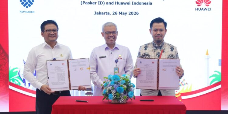 Kemnaker-Huawei Perkuat Pengembangan SDM dan Program Magang