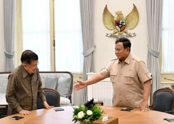 Bertemu Prabowo di Istana, Jusuf Kalla Bahas Investasi Energi Hijau Rp70 Triliun
