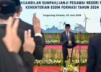 Lantik 745 PNS Baru, Wamen ESDM lngatkan Talenta Muda soal Swasembada Energi