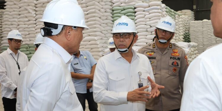 Perkuat Ketahanan Pangan, Menko Polkam Tinjau Cadangan Beras Pemerintah di Sumatera Utara