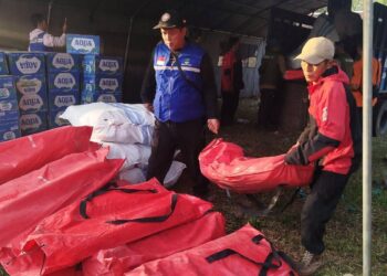 Kemensos Salurkan Bantuan untuk Korban Kebakaran Kampung Adat Sukabumi