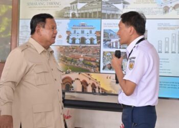 Revitalisasi Stasiun Tawang Semarang, Prabowo Gaungkan Indonesia Lestari dan Asri