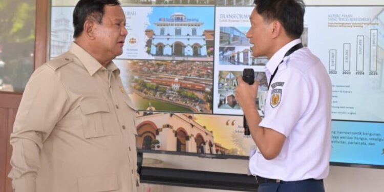 Revitalisasi Stasiun Tawang Semarang, Prabowo Gaungkan Indonesia Lestari dan Asri