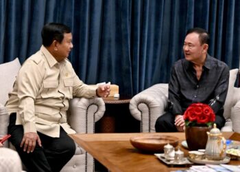 Prabowo Bertemu Thaksin di Kertanegara, Bahas Dinamika Kawasan hingga Isu Global