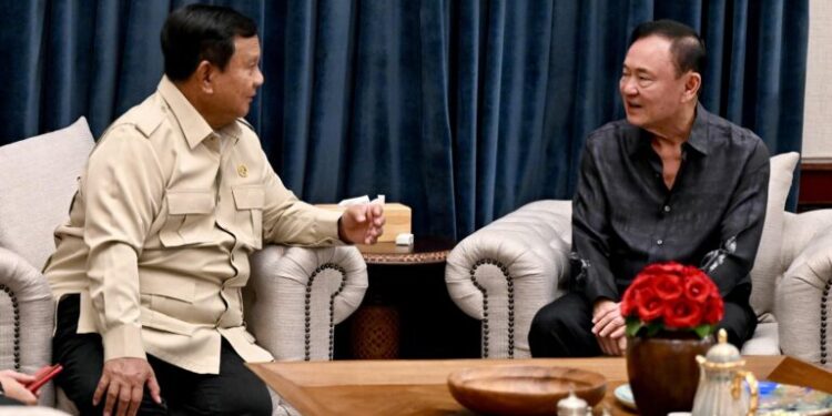 Prabowo Bertemu Thaksin di Kertanegara, Bahas Dinamika Kawasan hingga Isu Global