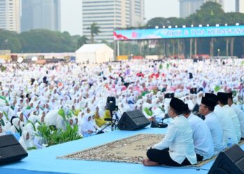 100.000 Peserta Hadiri Zikir dan Doa Kebangsaan di Monas