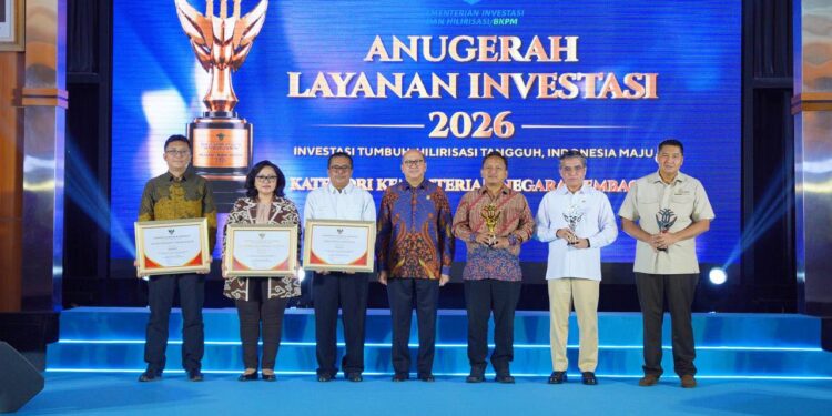 KKP Raih Anugerah Layanan Investasi 2026, Perkuat Kemudahan Berusaha Sektor Kelautan dan Perikanan