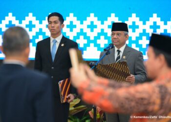 Lantik Pejabat Pimpinan Tinggi Pratama dan Sekretariat KSSK , Ini Pesan Menkeu Suahasil