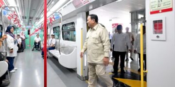 Prabowo Resmikan LRT Kelapa Gading–Manggarai, Nilai Investasi Rp12,1 Triliun