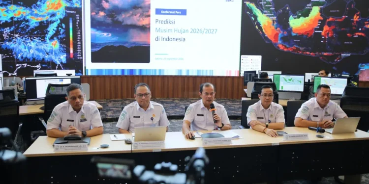 BMKG Prediksi Puncak Musim Hujan pada Desember 2026