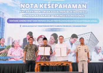 Kemensos – BRIN Kerja Sama Hadirkan Inovasi untuk Sekolah Rakyat